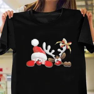 2022 Christmas Cute Deer T-Shirt
