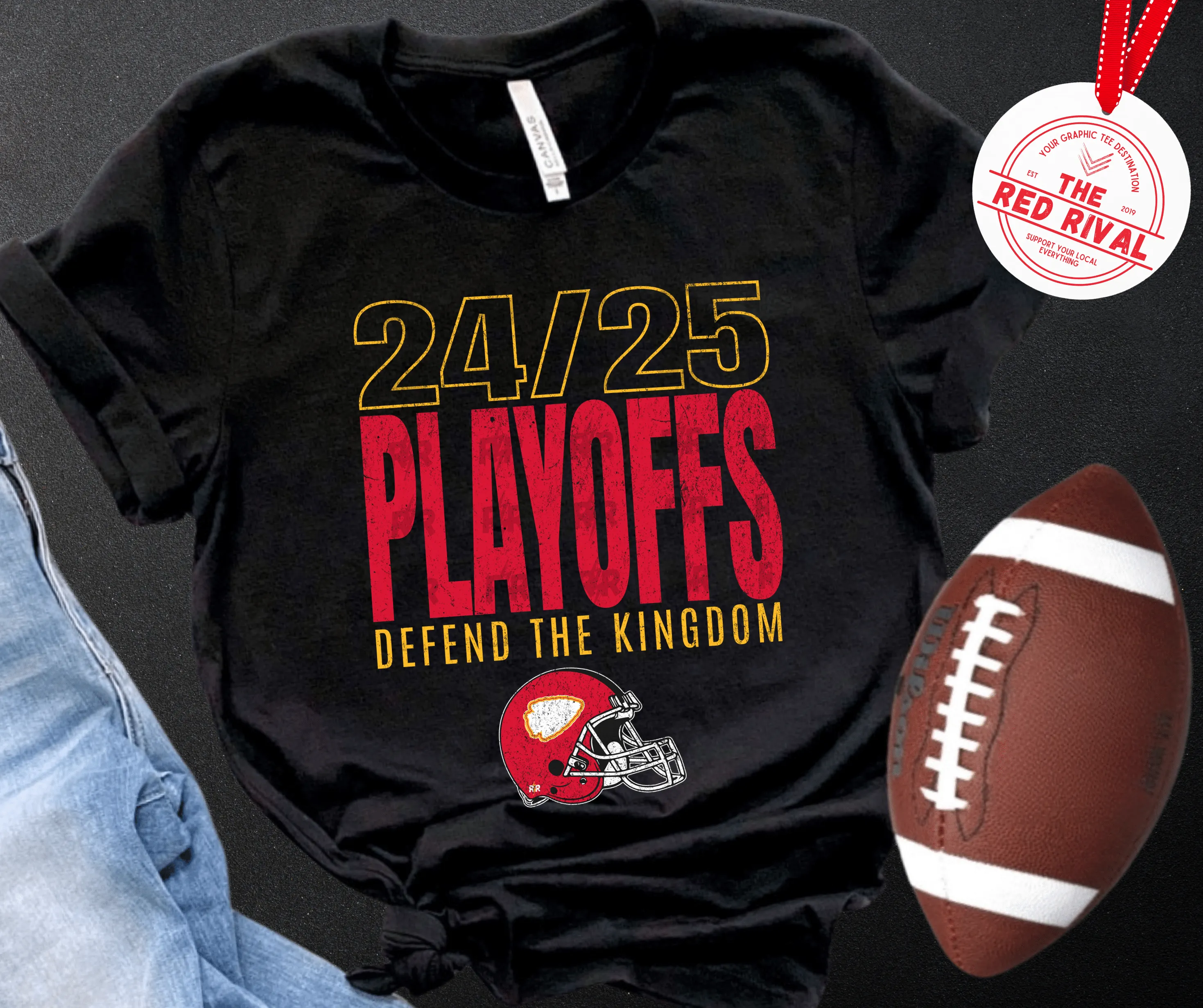 24/25 Playoffs Defend The Kingdom Black Tee or Sweatshirt