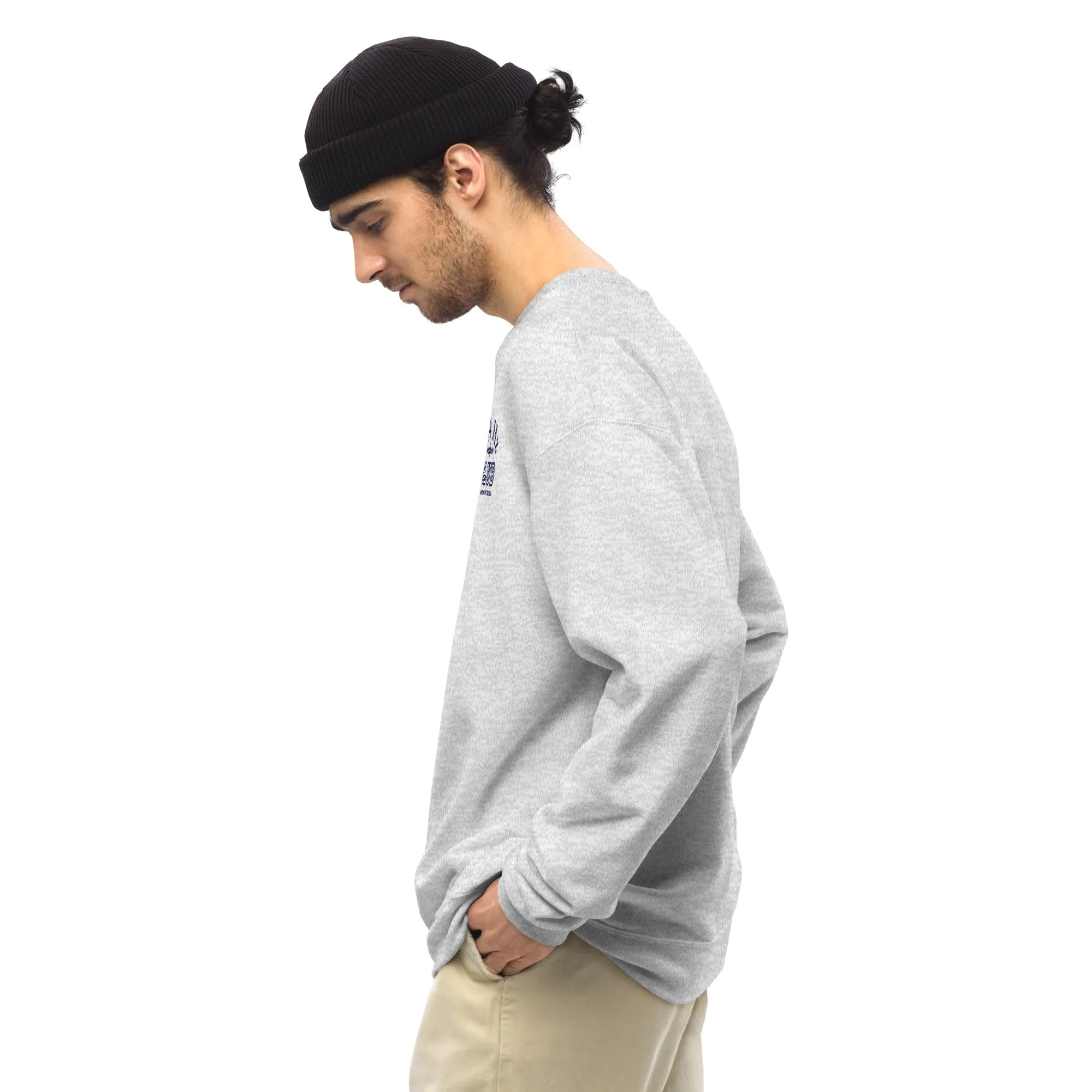 “444 Hz Club” Embroidered Crewneck