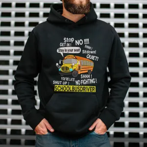 All About That Bus Embroidered Sweatshirt - Embroidered Hoodie Tad