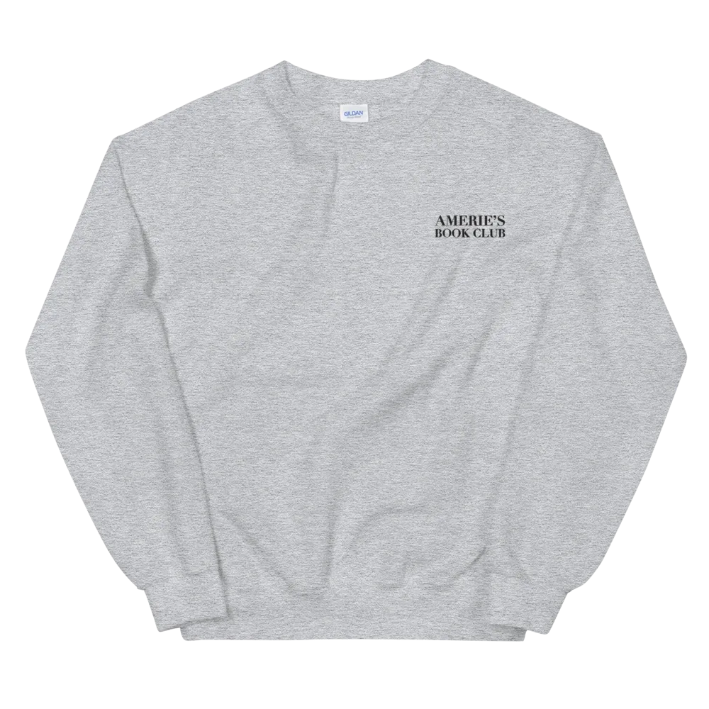 Amerie's Book Club Embroidered Sweatshirt