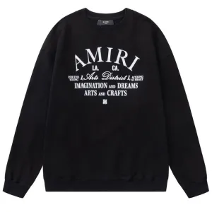 AMIRI Arts District Cropped Crew Sweatshirts