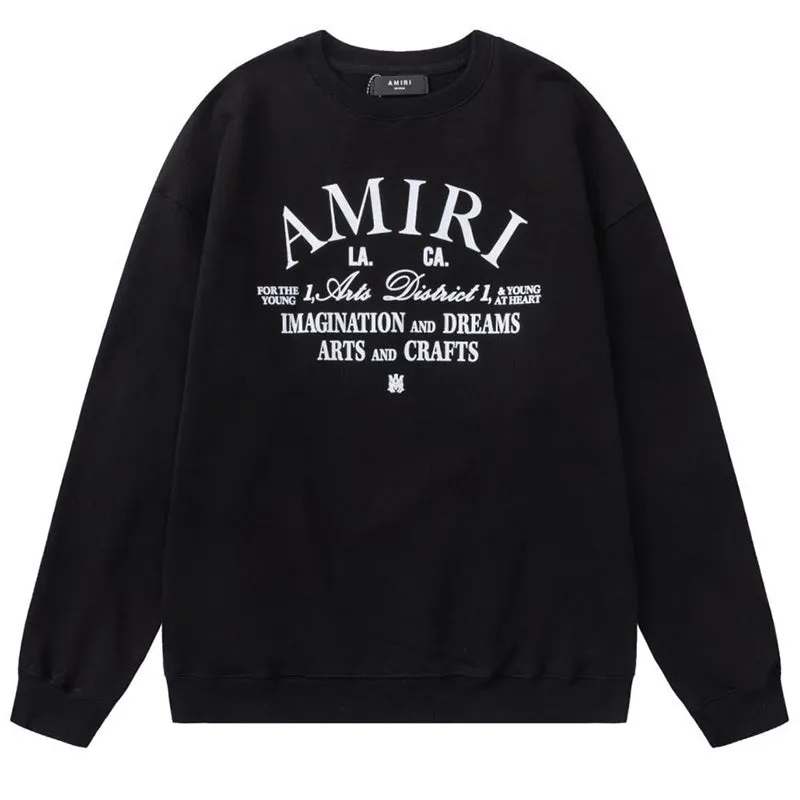 AMIRI Arts District Cropped Crew Sweatshirts