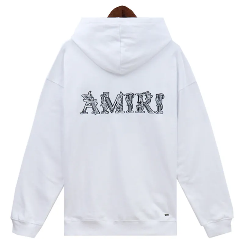 AMIRI logo-embroidered cotton Hoodies