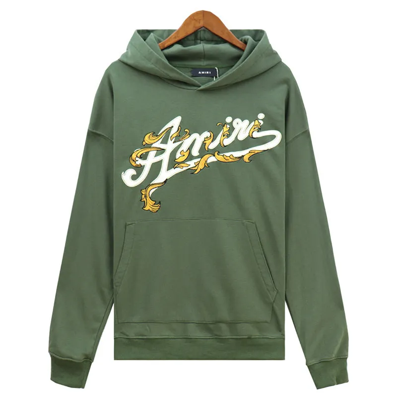 AMIRI logo-embroidered cotton Hoodies