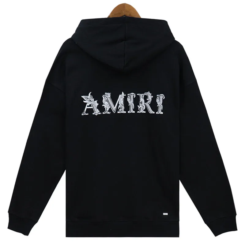 AMIRI logo-embroidered cotton Hoodies