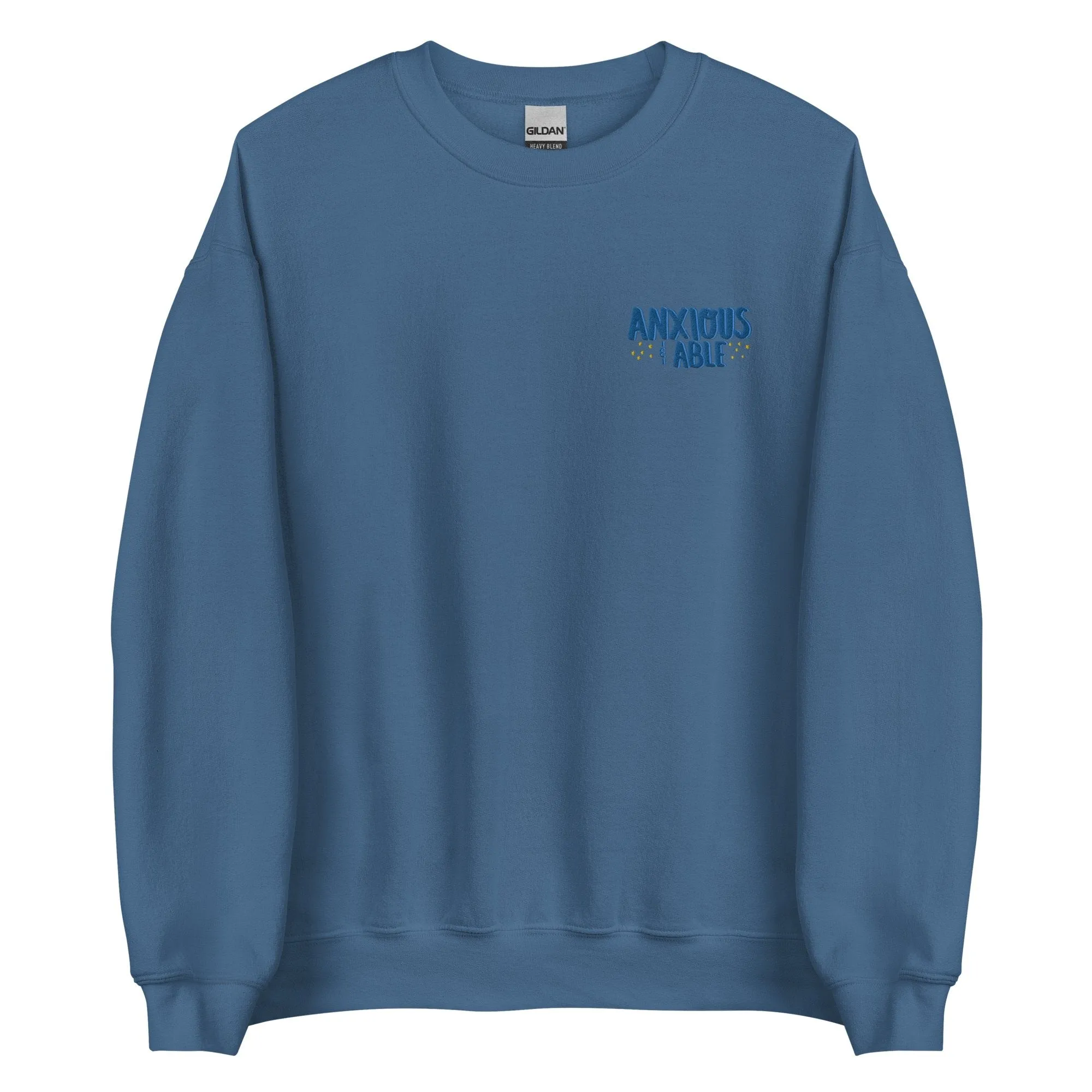 Anxious & Able Embroidered Sweatshirt
