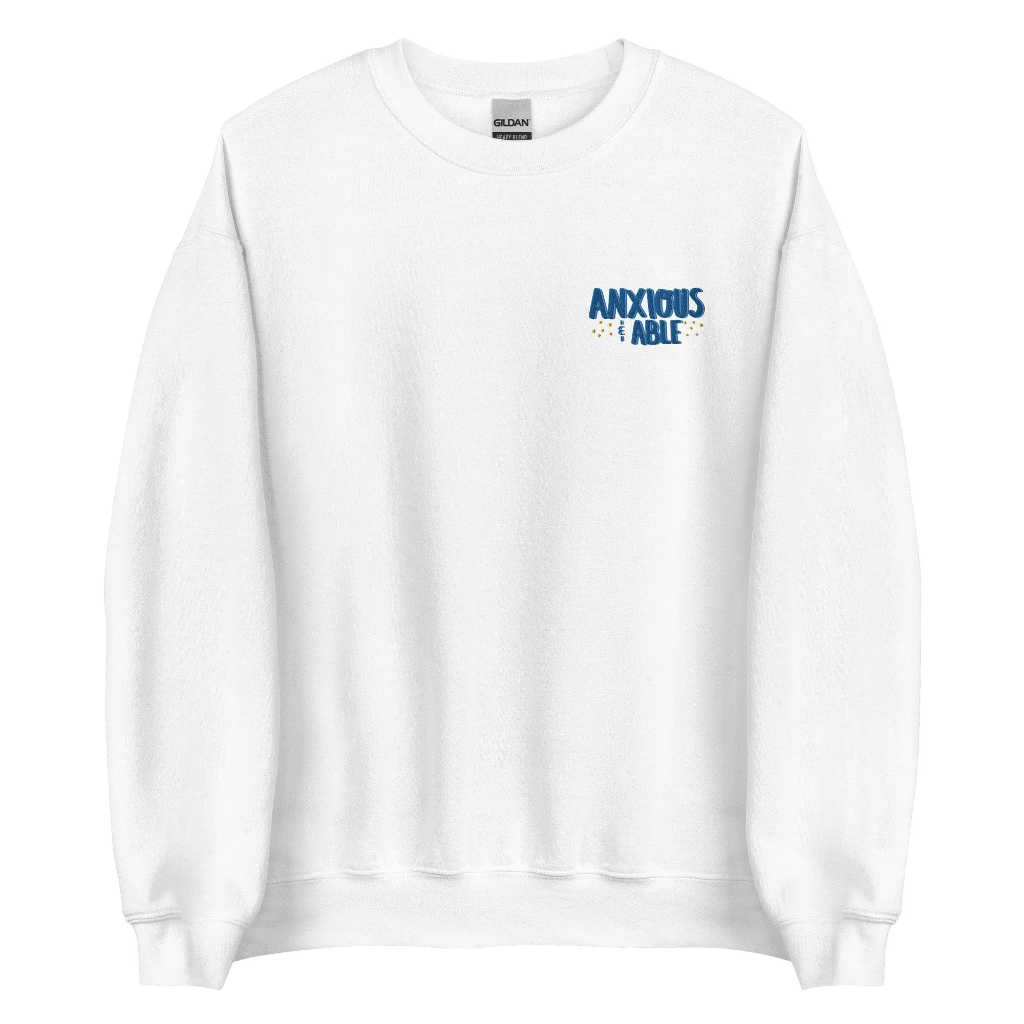 Anxious & Able Embroidered Sweatshirt