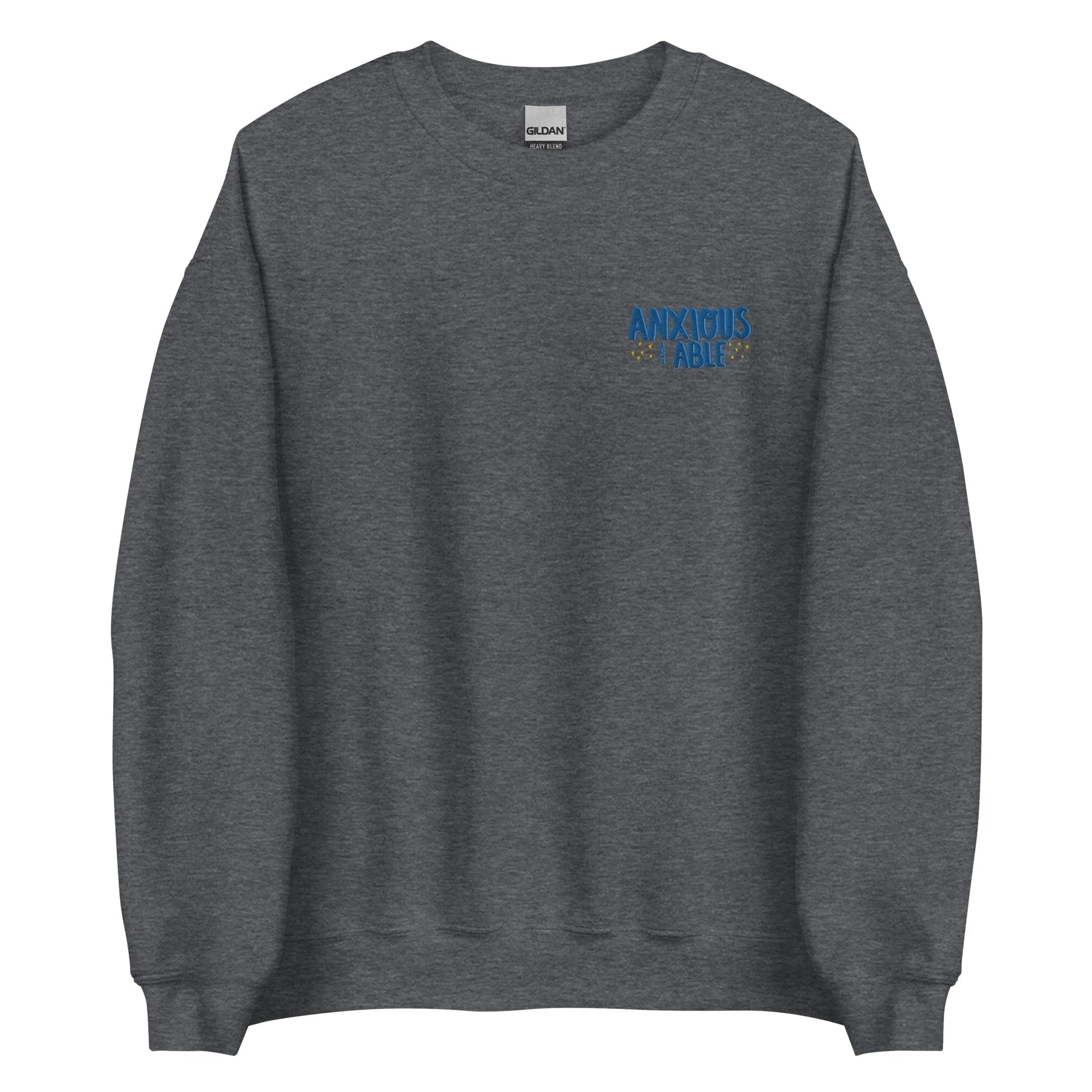 Anxious & Able Embroidered Sweatshirt