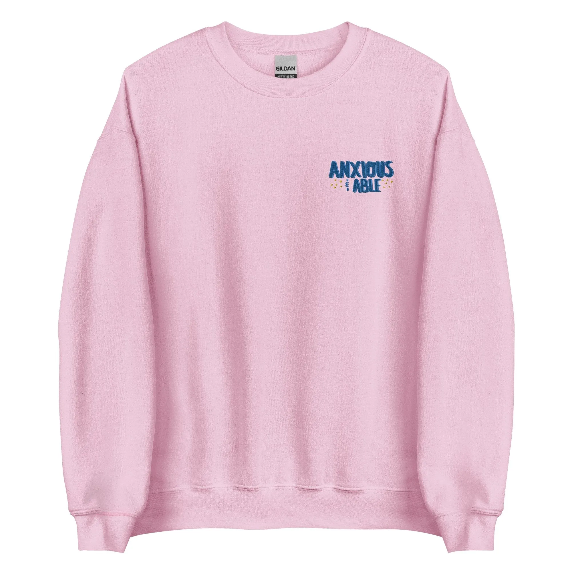 Anxious & Able Embroidered Sweatshirt