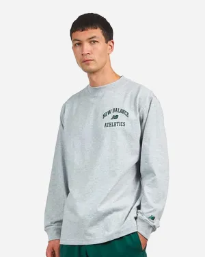 Athletics Varsity Graphic Mock Longsleeve - Athletic Grey