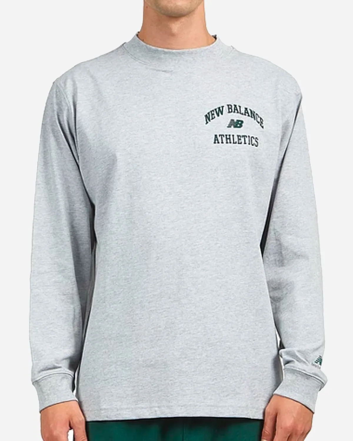 Athletics Varsity Graphic Mock Longsleeve - Athletic Grey