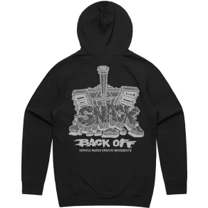 BACK OFF HOODIE - BLACK