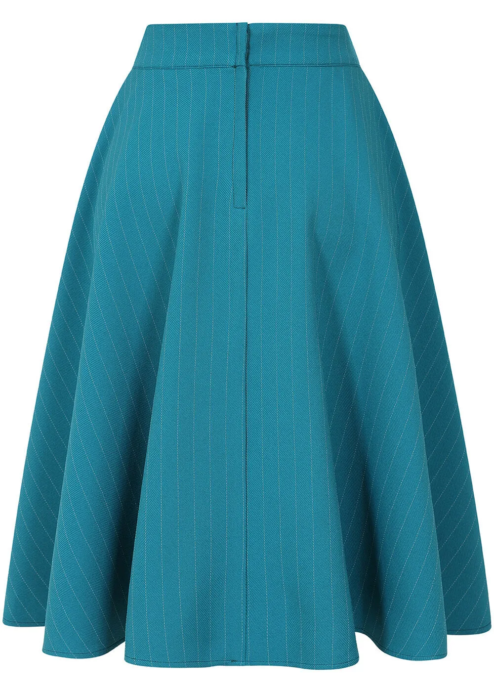 Banned Annie Marine Stripe 40's Swing Skirt Teal