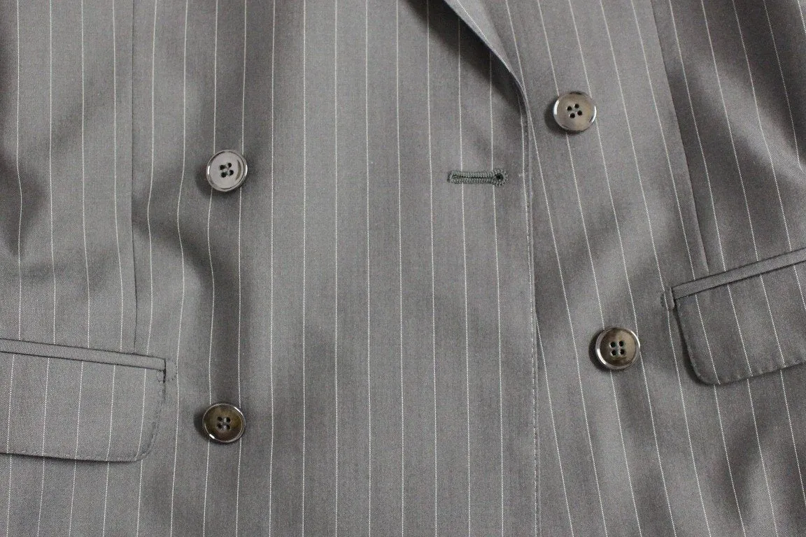 Black Striped Double Breasted SICILIA Suit