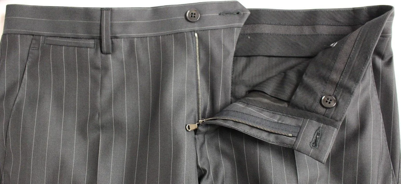 Black Striped Double Breasted SICILIA Suit