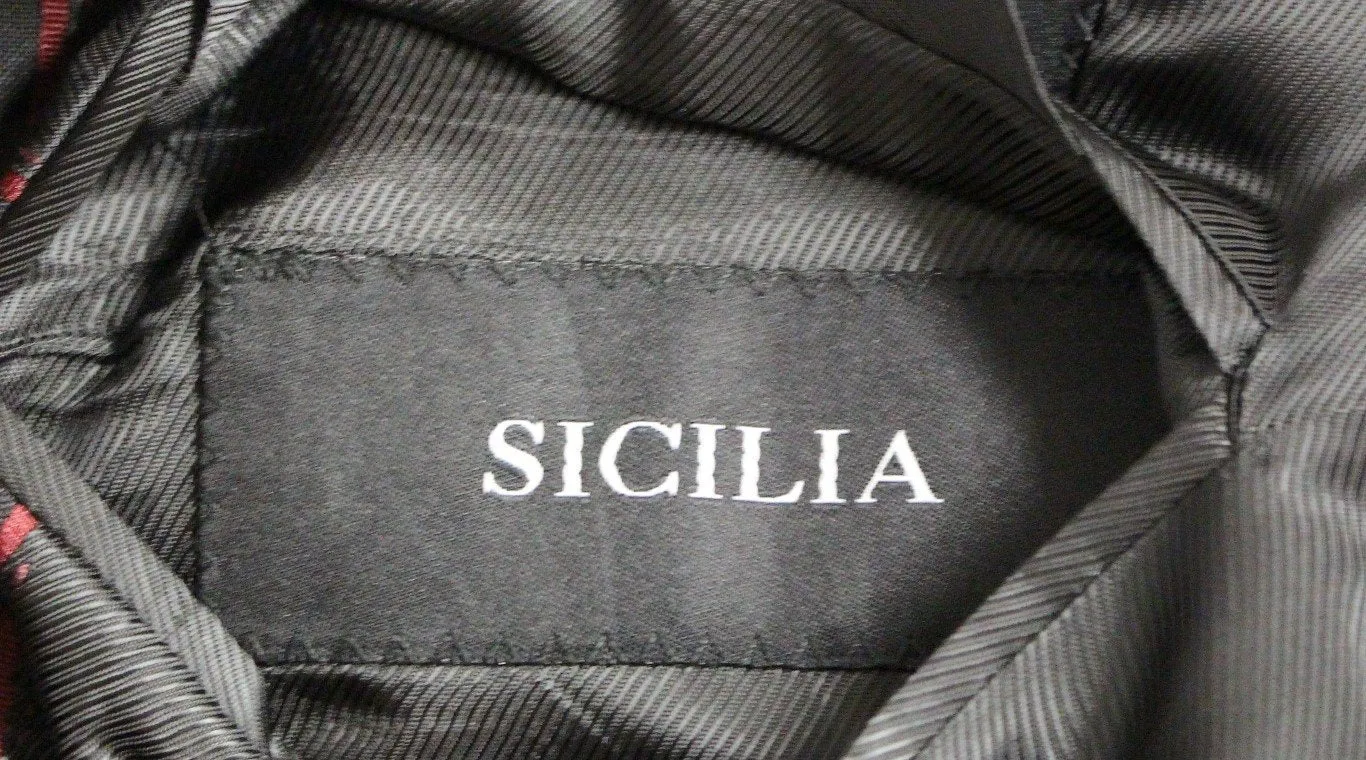 Black Striped Double Breasted SICILIA Suit