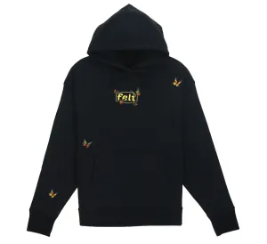 BUTTERFLY EMBROIDERED HOODIE