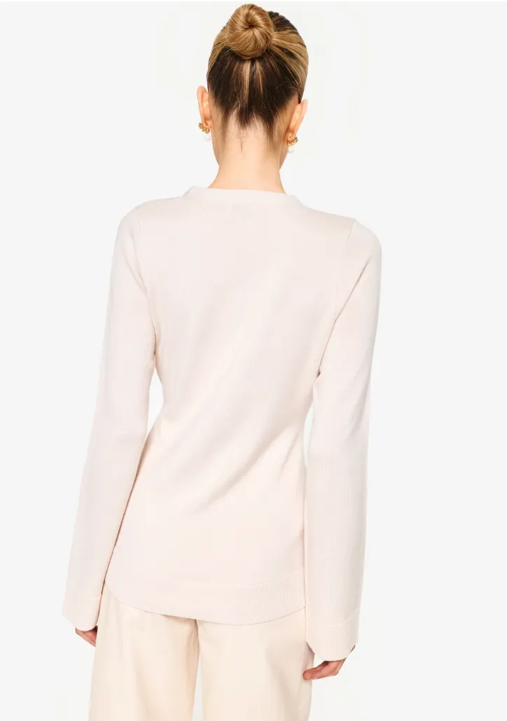 Cami NYC - Narin Pearl Button Cardigan - Bone