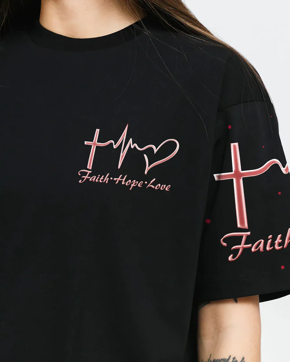 Christianartbag 3D T-Shirt For Women, Accept What Is Dragonflies,Christian Shirt, Faithful Fashion, 3D Printed Shirts for Christian Women