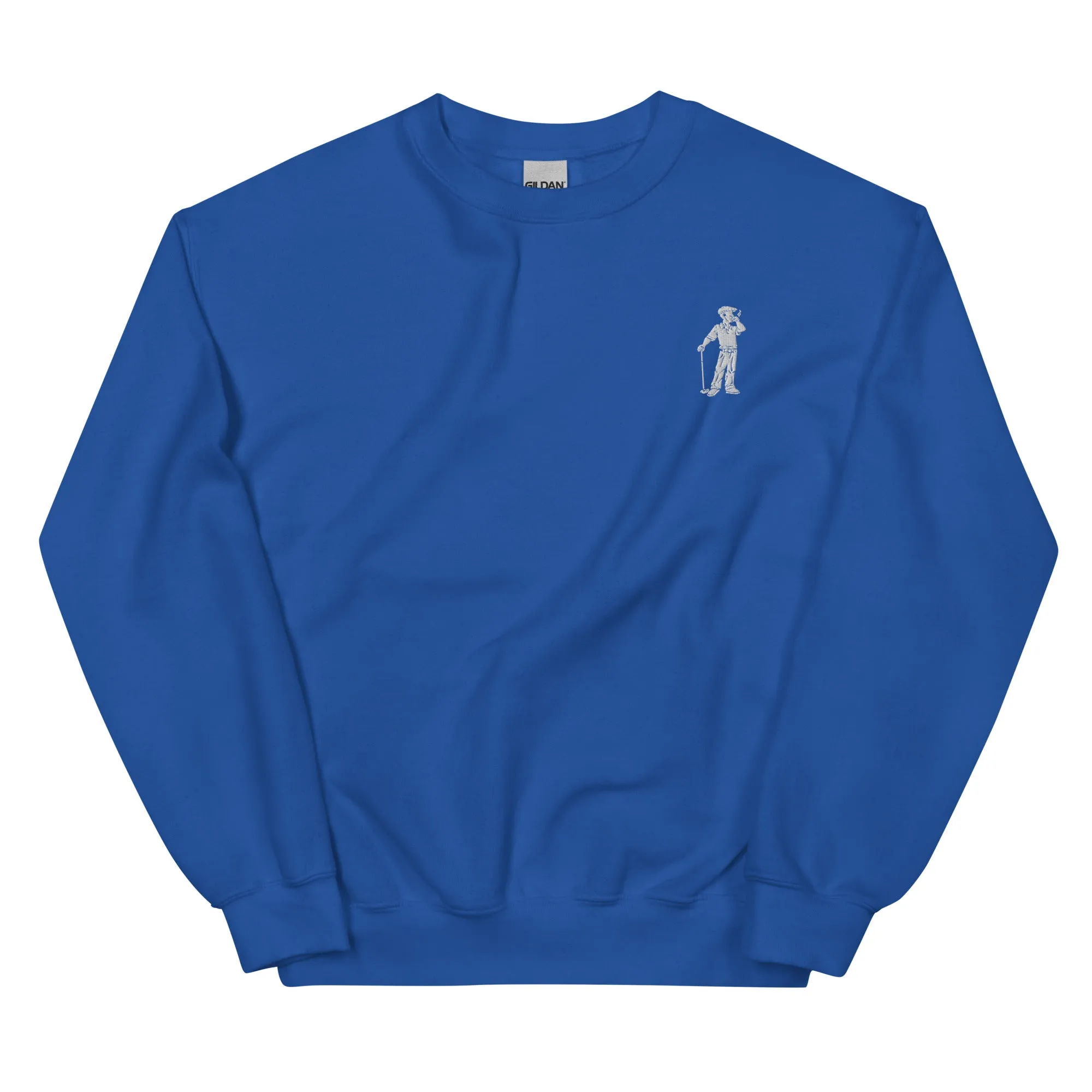 Cigar Golfer Embroidered Sweatshirt
