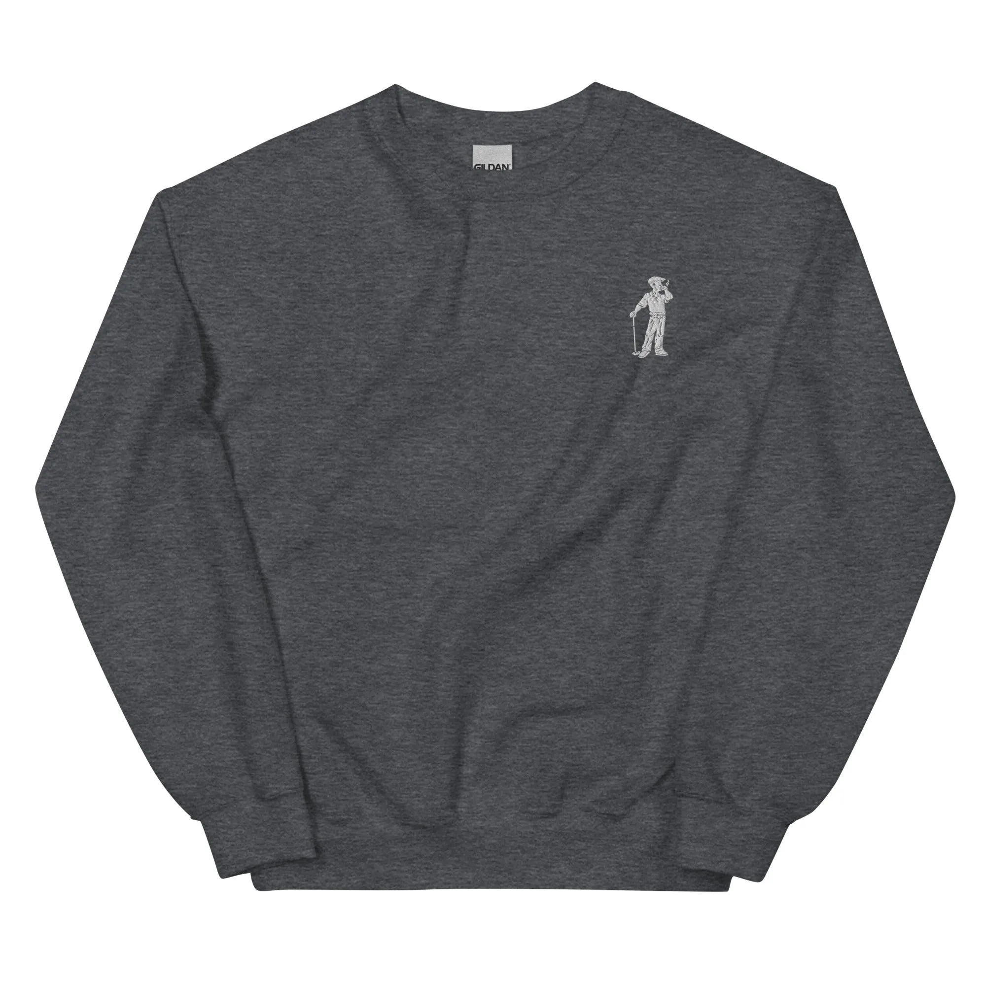 Cigar Golfer Embroidered Sweatshirt