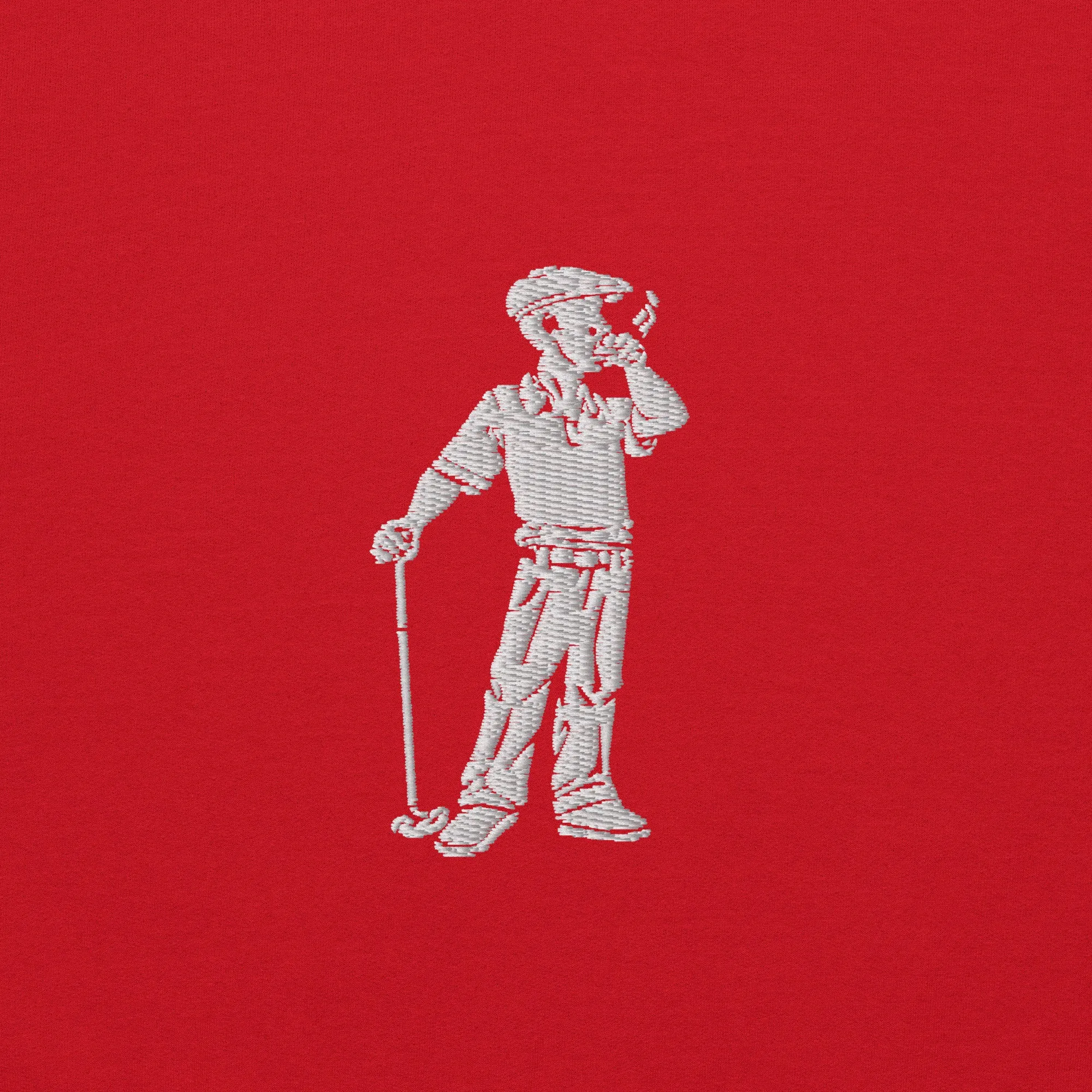Cigar Golfer Embroidered Sweatshirt