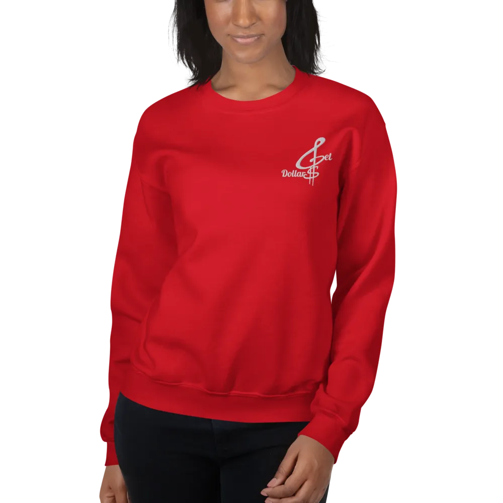 Classic Get Dollars Embroidered  Unisex Sweatshirts