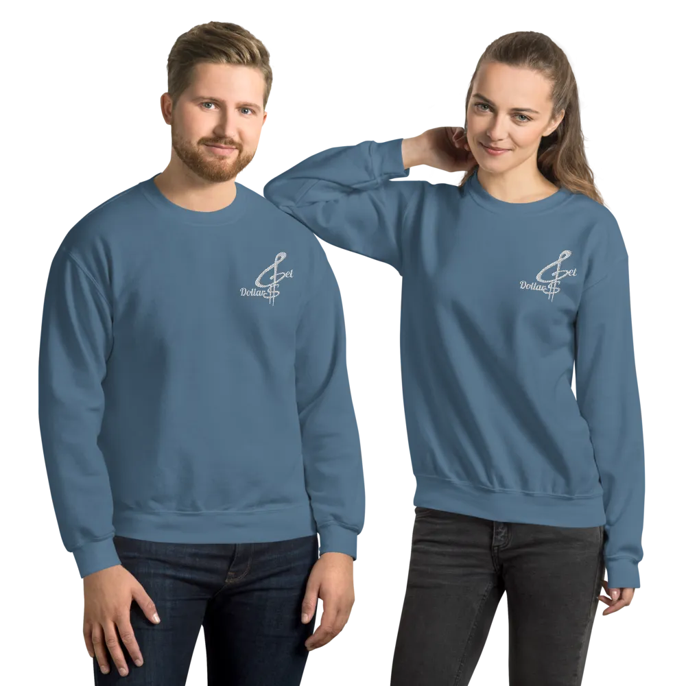 Classic Get Dollars Embroidered  Unisex Sweatshirts