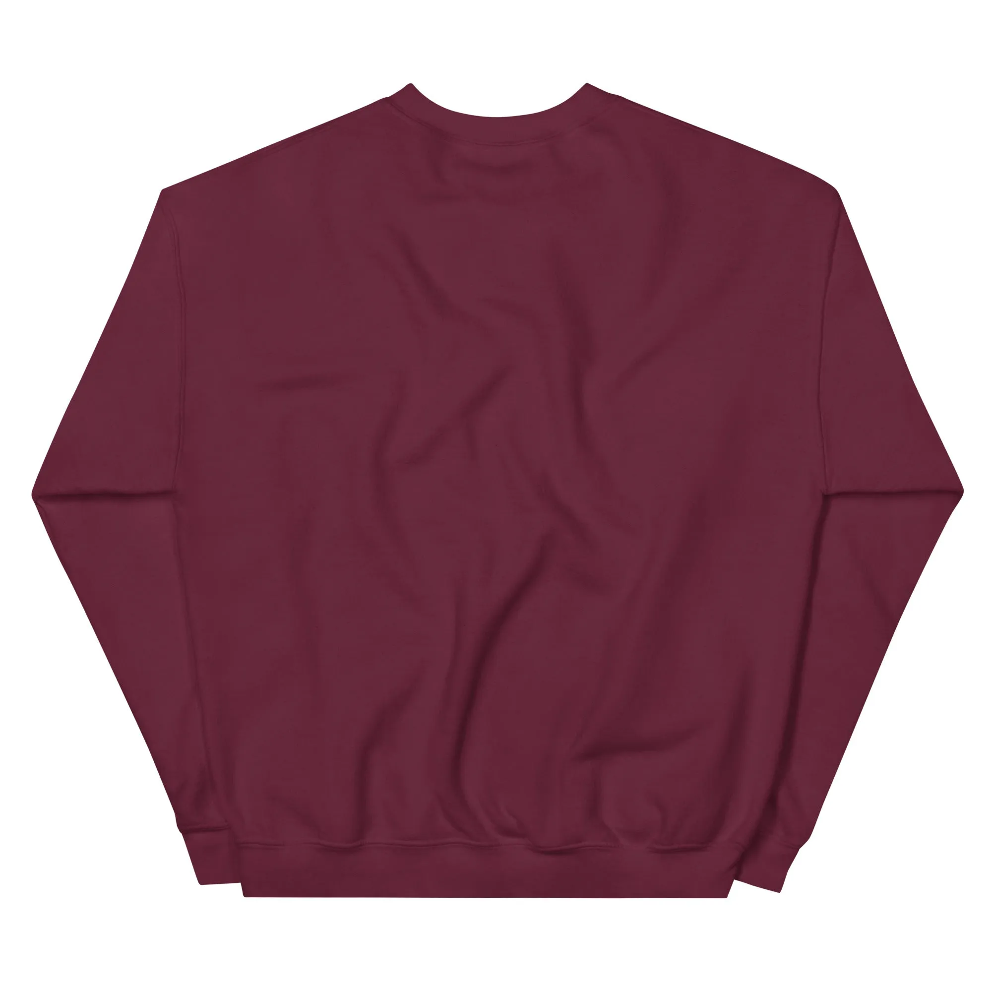 Clubs and Sticks Embroidered Sweatshirt - Red