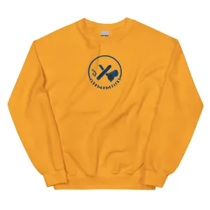 Clubs and Sticks Embroidered Sweatshirt - Royal Blue
