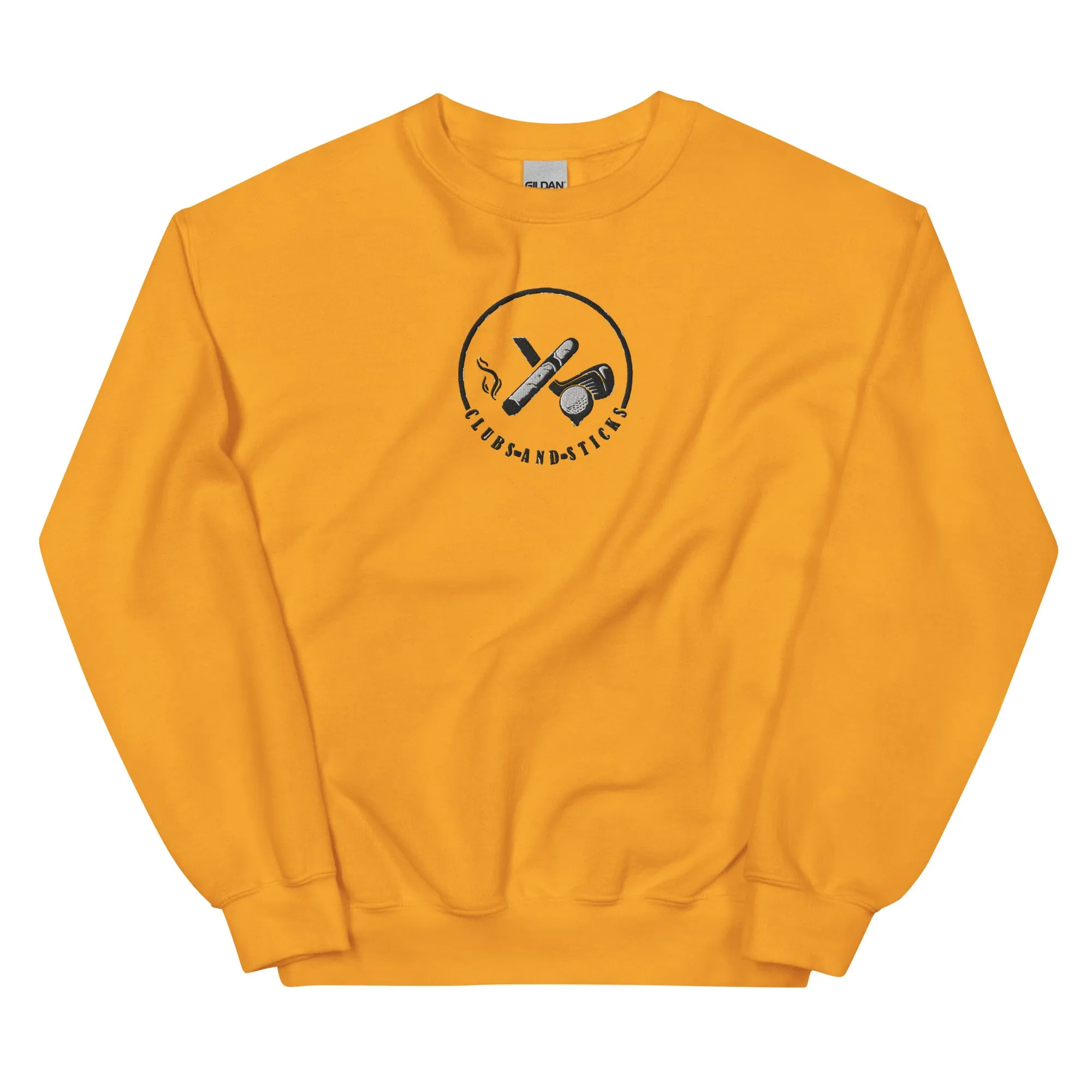 Clubs and Sticks Embroidered Sweatshirt