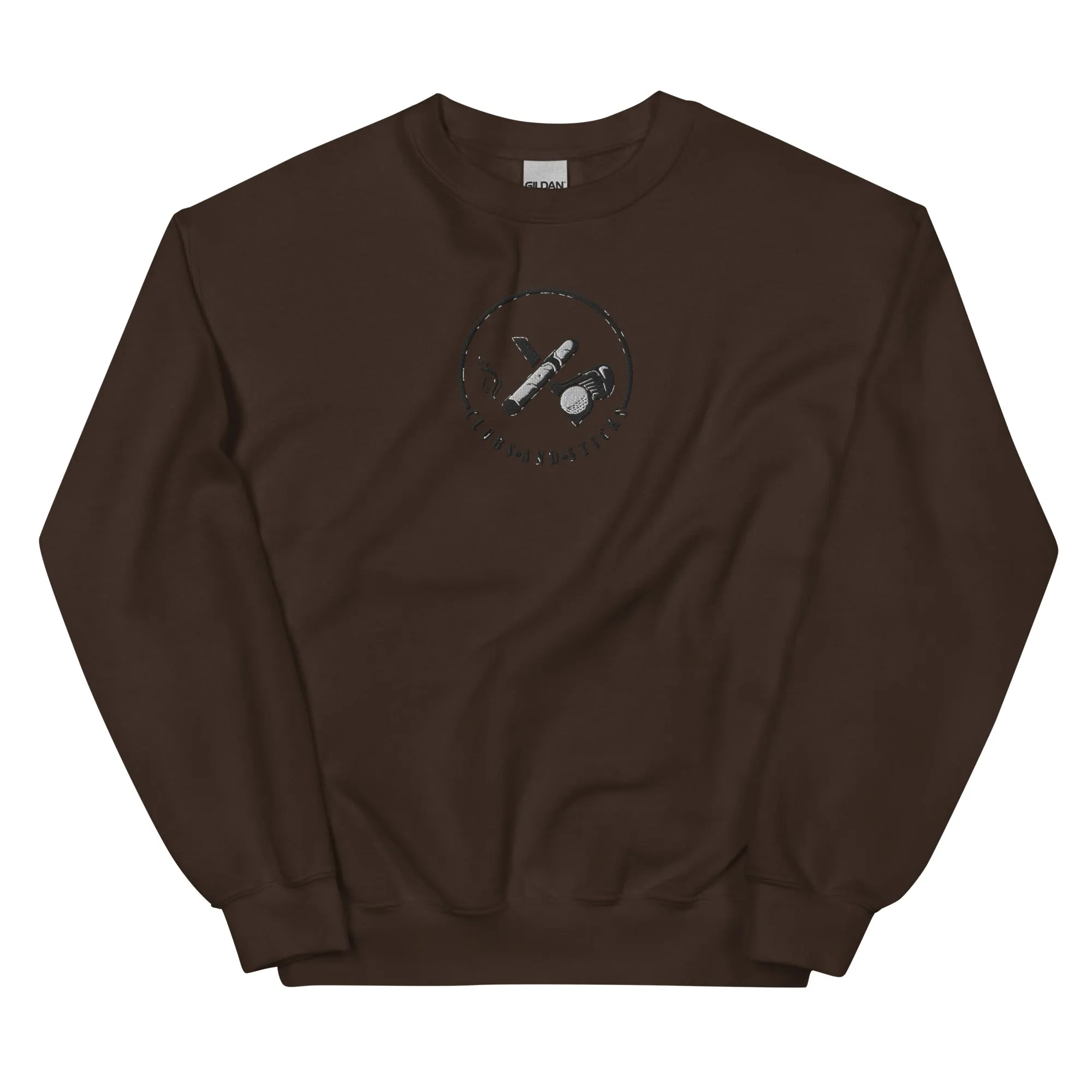 Clubs and Sticks Embroidered Sweatshirt