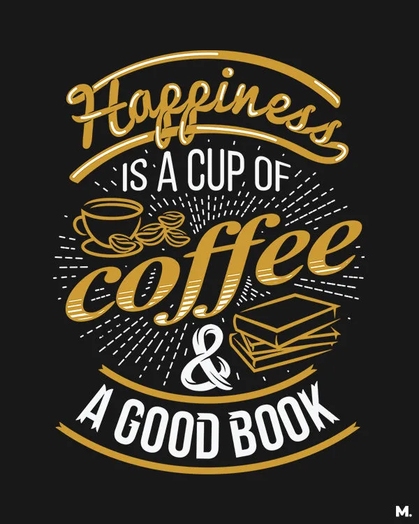 Coffee and good books printed hoodies