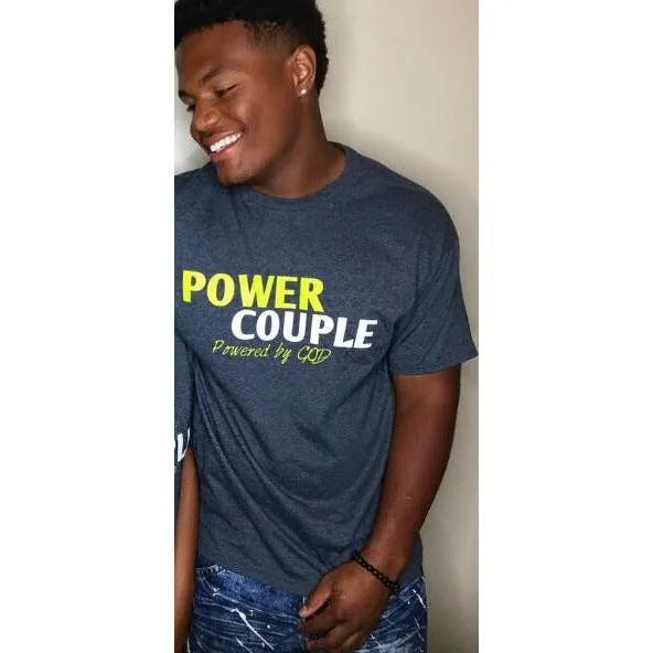 Couple T Shirt POWER COUPLE Short Sleeve T Shirts