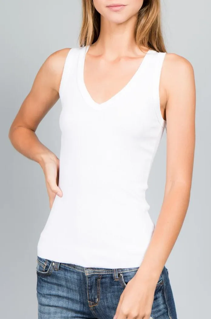 Crown Jewel V-Neck Tank