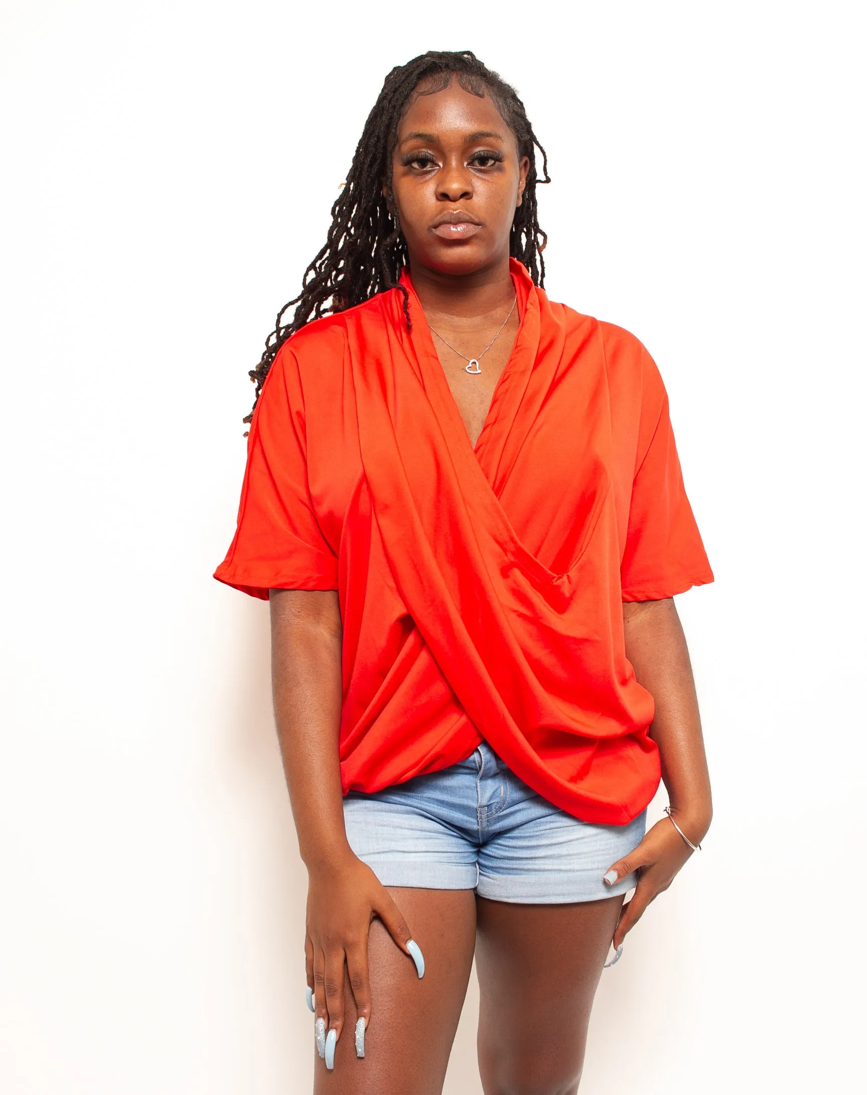 Deep V-Neck Top