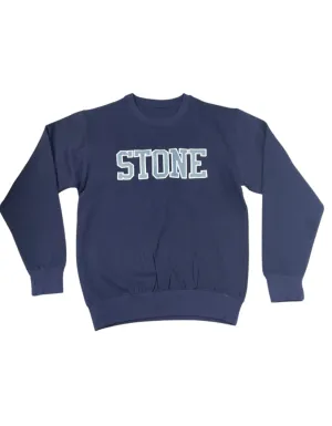 DENIM STONE SWEATER