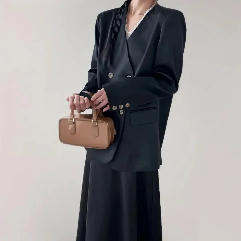 Double Breasted Suit - Womens Fashion Personality Blazer