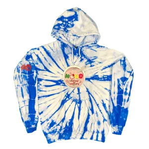 Embroidered Breakfast of Champions Tie Dye Hoodie