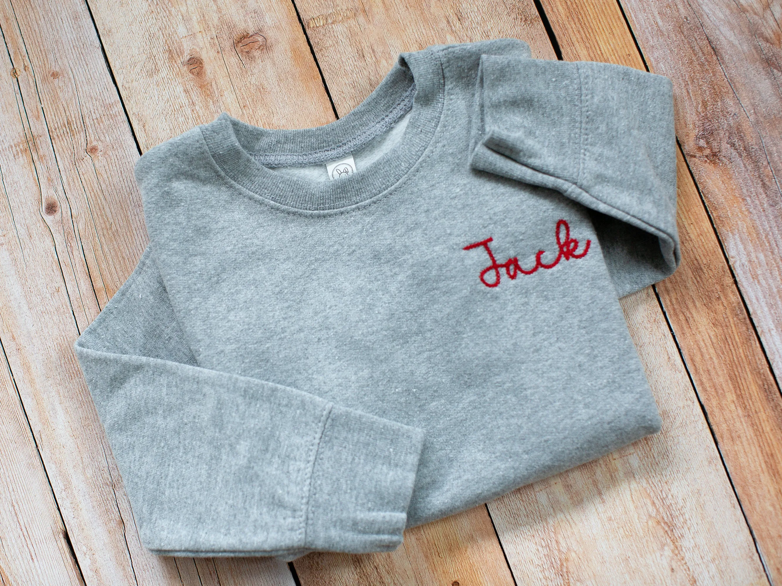 Embroidered Kids Sweatshirt