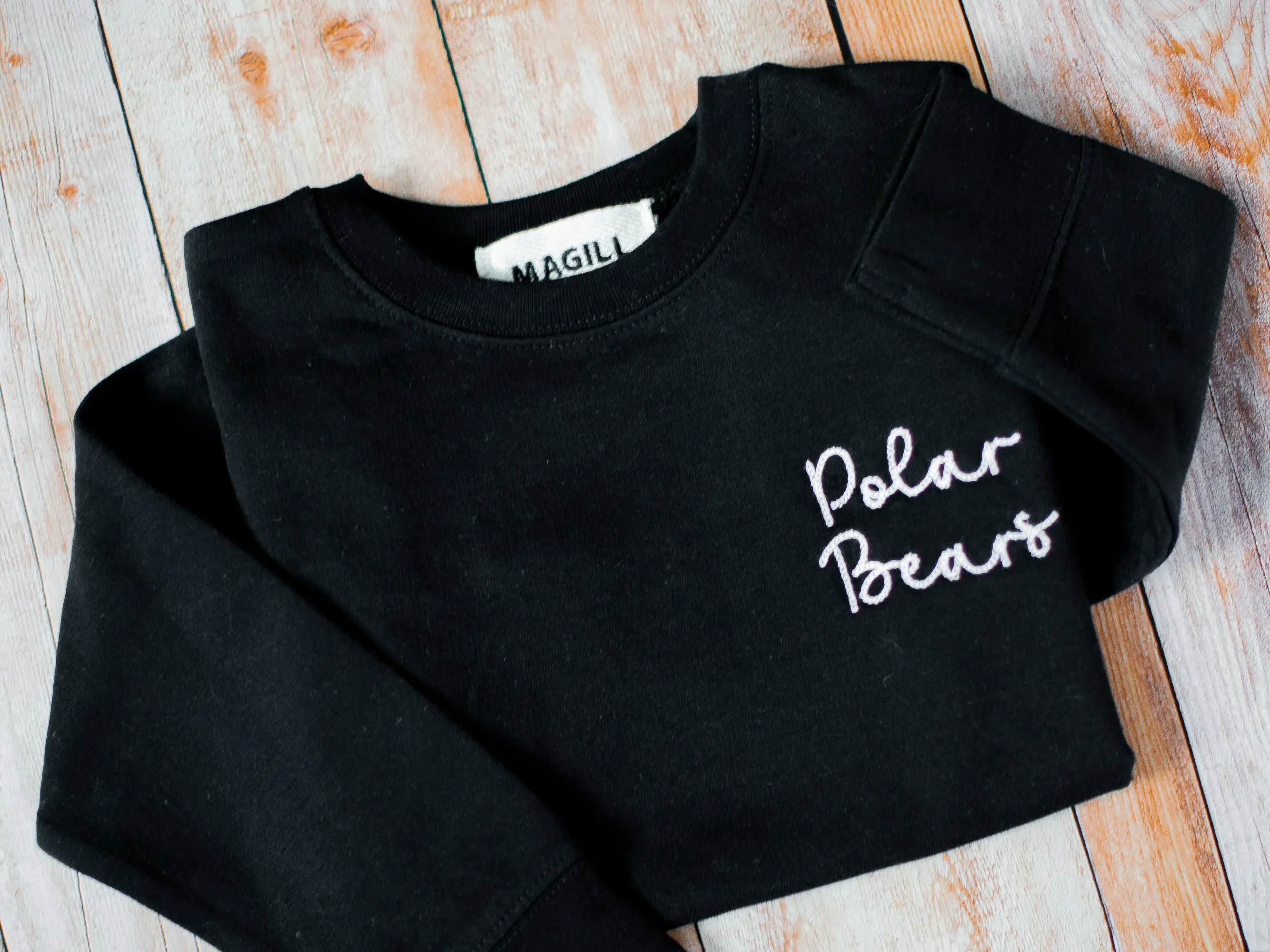 Embroidered Kids Sweatshirt