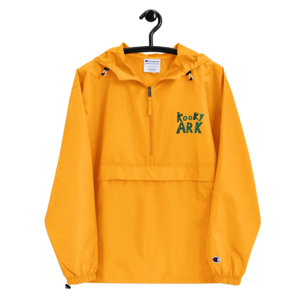 Embroidered Kooky Ark Packable Jacket
