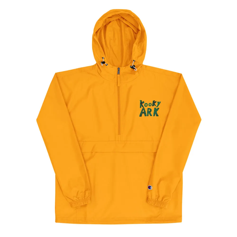 Embroidered Kooky Ark Packable Jacket
