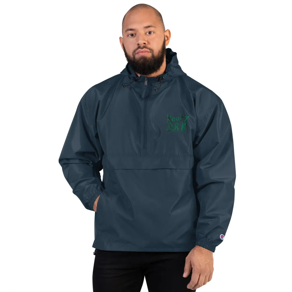 Embroidered Kooky Ark Packable Jacket