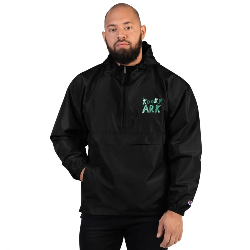 Embroidered Kooky Ark Packable Jacket