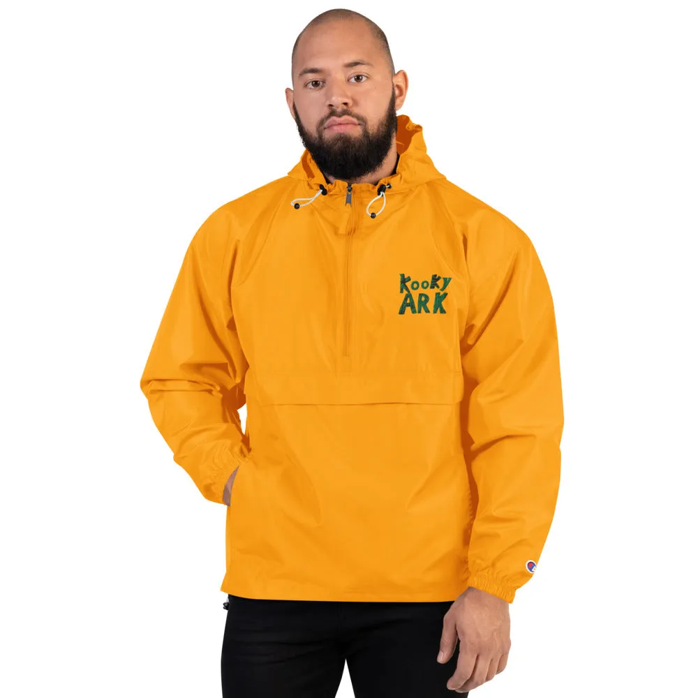 Embroidered Kooky Ark Packable Jacket
