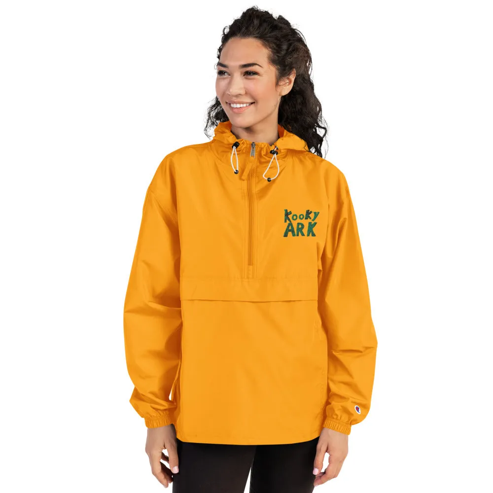 Embroidered Kooky Ark Packable Jacket
