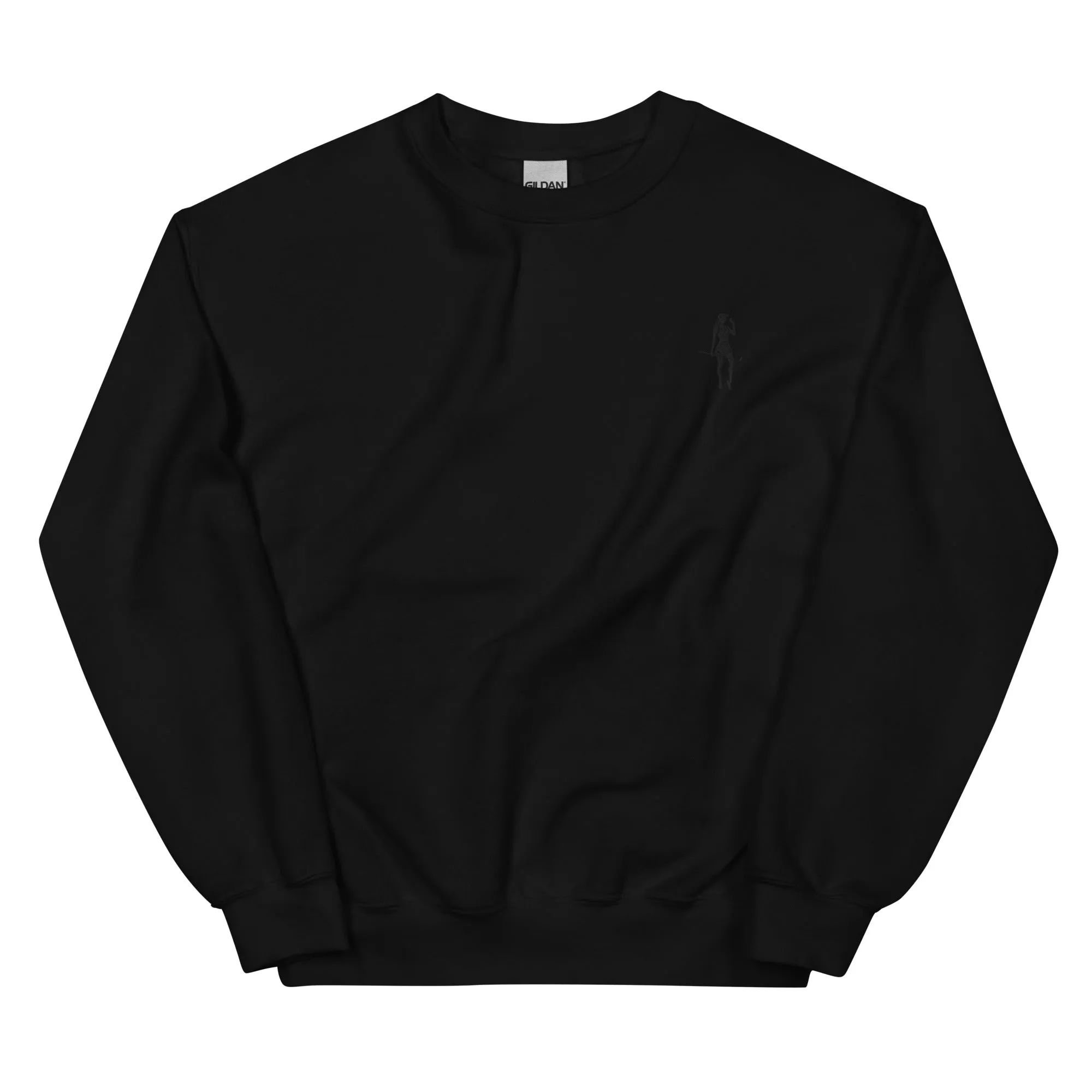 Female Cigar Golfer Embroidered Sweatshirt
