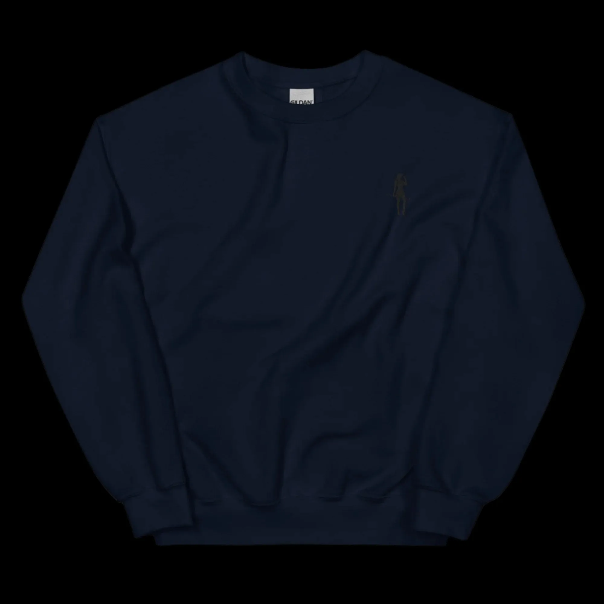 Female Cigar Golfer Embroidered Sweatshirt